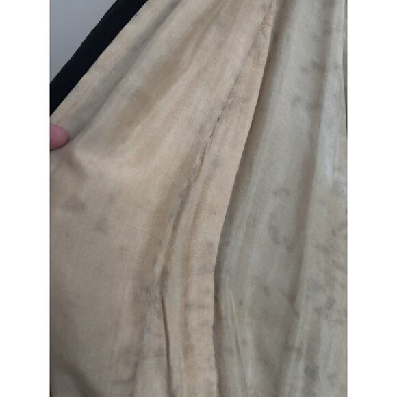 Antique 1920s Flapper Kimono  Robe Art Deco Japanese Floral Silk Hand-Stitched - Picture 7 of 14